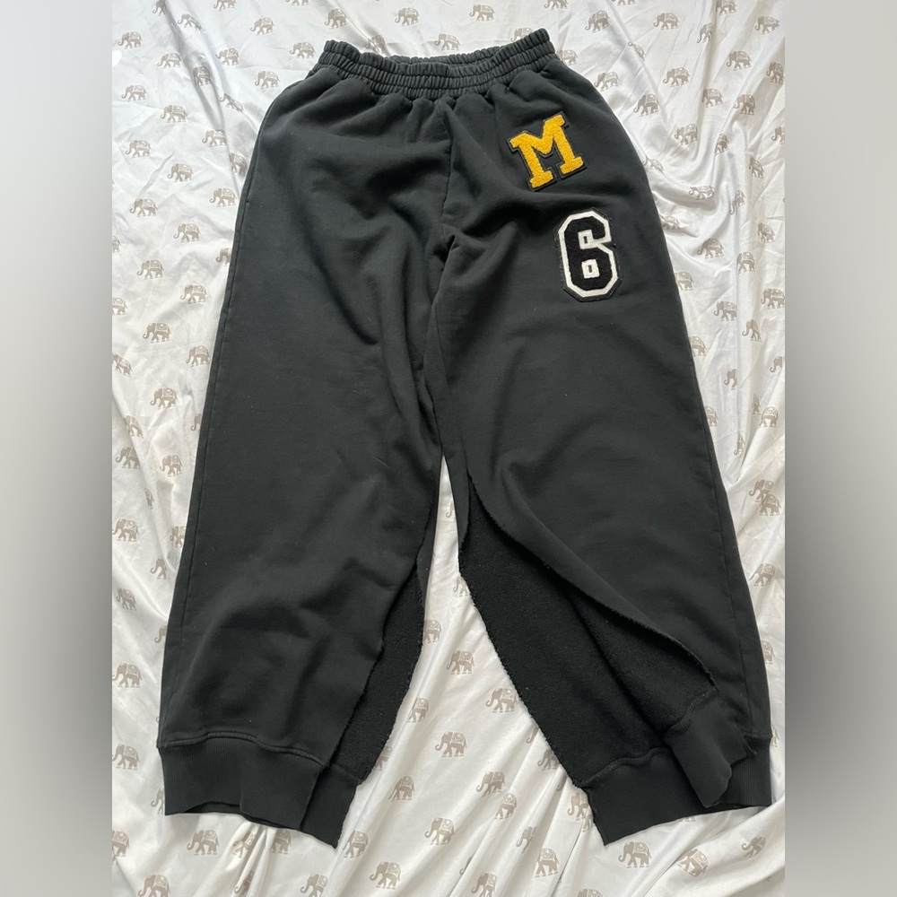 MM6  Maison Margiela Split Leg Jogger Sweatpants SZ S